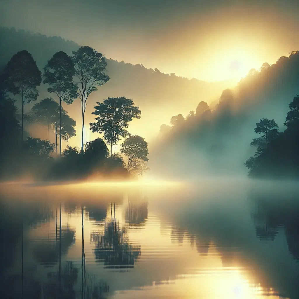 An abstract album art design featuring gradients of pale yellow and silver with smooth, flowing waves and subtle shimmering textures.